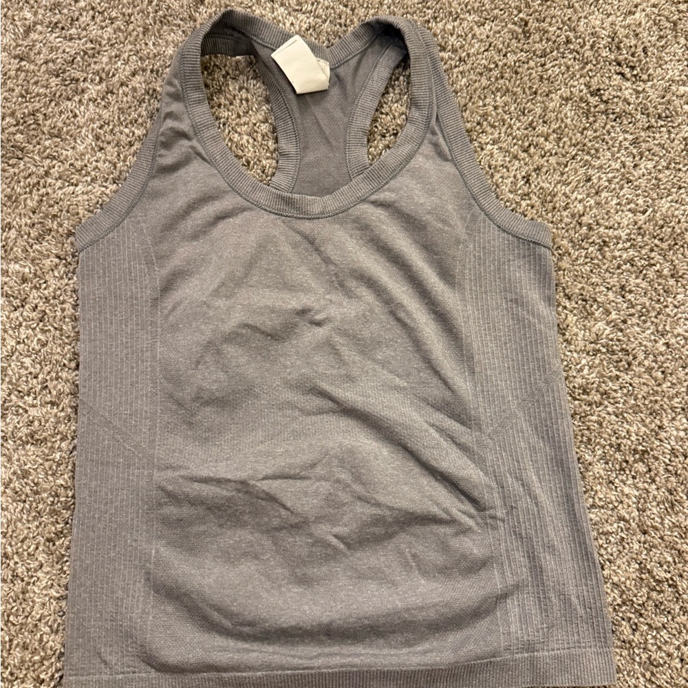 Old Navy Gray Racerback Tank Top for Women
